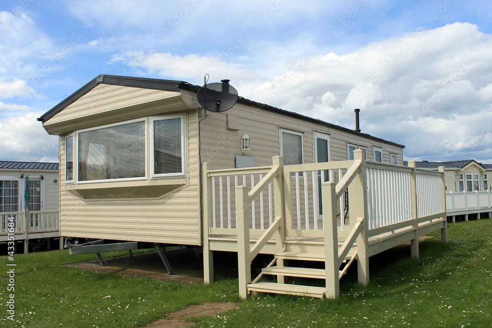 Interior of a well-maintained mobile home